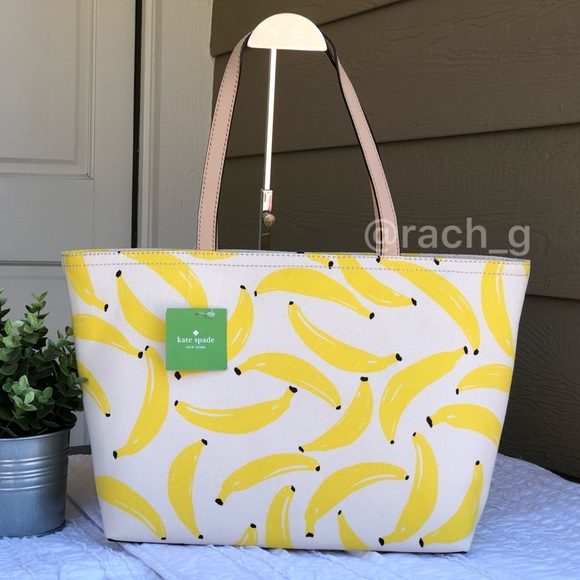 🚫SOLD🚫 Kate Spade Thats Bananas Tote - Picture 2 of 5